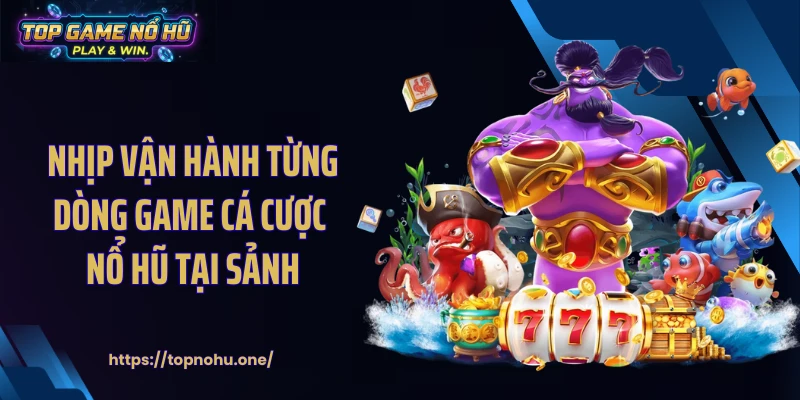 Nhịp vận hành từng dòng game cá cược nổ hũ tại sảnh